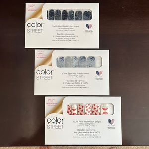 Color Street holiday bundle Holidaze/Just Be-Claus/Ice Ice Maybe NEW